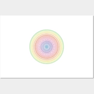 Colorful mandala Posters and Art